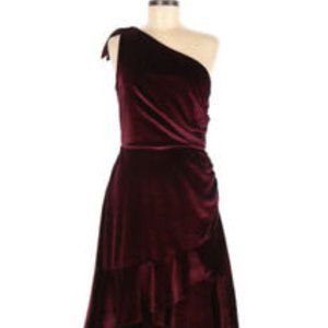 Chelsea & Violet Velvet Red Dress